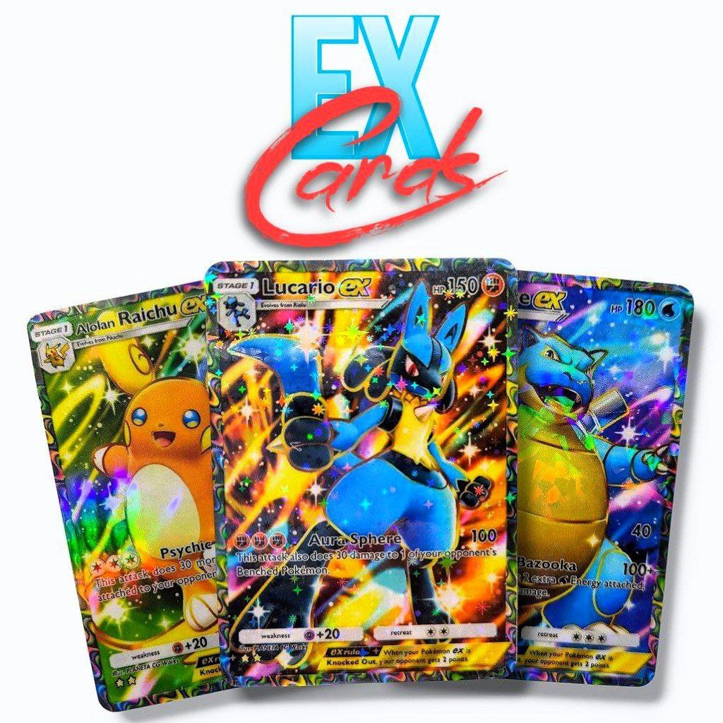 3x Pokemon Pocket Cards Lot - Custom made cards with foil
