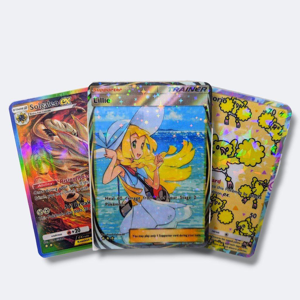 1x Pokemon Pocket Cards Lot - Custom made cards with foil
