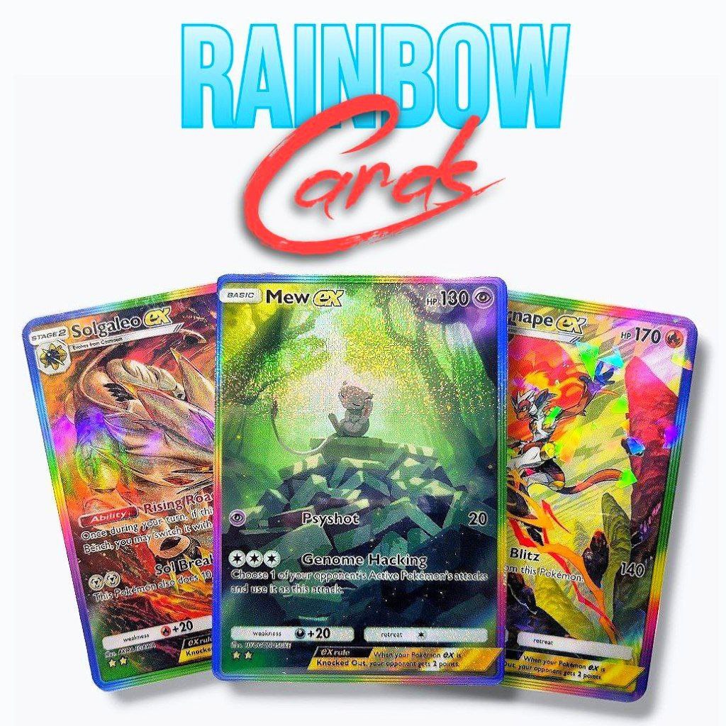 1x Pokemon Pocket Cards Lot - Custom made cards with foil
